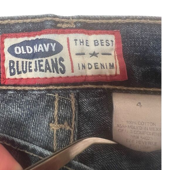 Old Navy Embroidered Bootcut Jeans Women’s 4 Y2K Vintage Rare Festival Denim - Picture 3 of 13